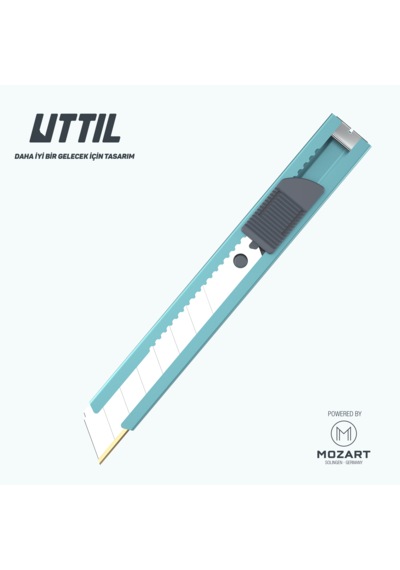 UTTIL Ptuk08-ex Cep Tipi Extreme Model 18 Mm Metal Maket Bıçağı