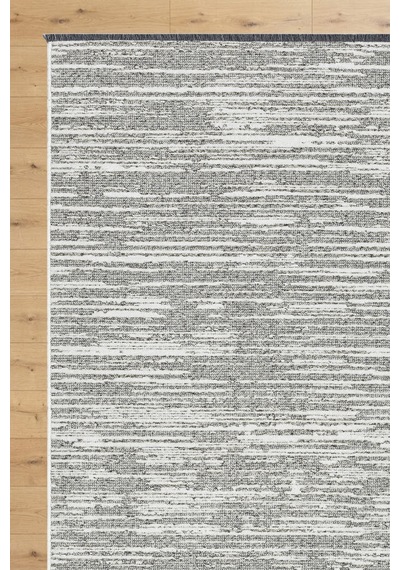 Bukle Gri Beyaz Kilim Yıkanabilir Kaymaz Taban Şönil Kilim Salon Oturma Odası Halısı Bk480