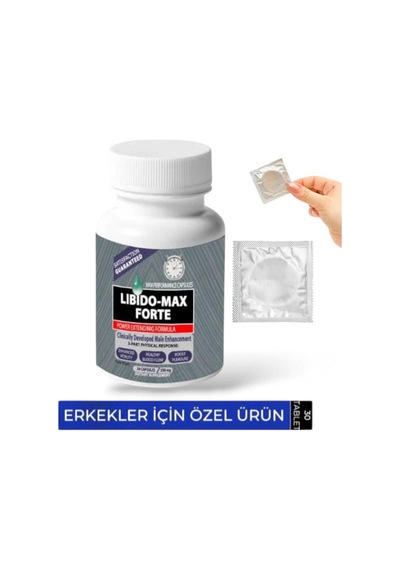 L.ibi.do Ma.x Fo.rte 30lu Performans Destekleyici Takviye + Prezervatif Hediye