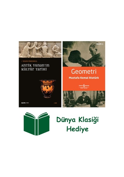 Antik Yunan'ın Kültür Tarihi + Geometri + Dünya Klasiği Hediye