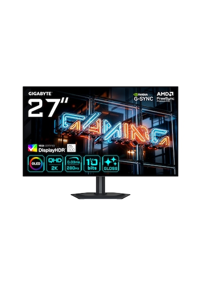 Gıgabyte Mo27q28gr 27 280hz 0.03ms G-sync 2k Qhd Hdr500 Woled Cece5gıg0059