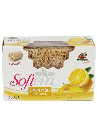 Softem Limon Yağlı Lifli Sabun 130g