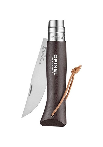 Opinel İnox Trekking 8 No Paslanmaz Çelik Kamp Çakı (Kahvrengi) Kahverengi