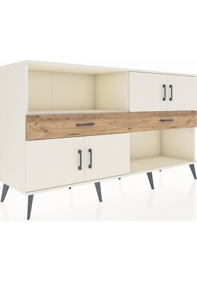 Hyperion Konsol 8 Raflı 3 Çekmeceli Tek Kapaklı 176x44x99 Aytaşı Aytaşı-aytaşı/çam Hyperion Konsol 8 Raflı 3 Çekmeceli Tek Kapaklı 176x44x99 Aytaşı Aytaşı-aytaşı/çam