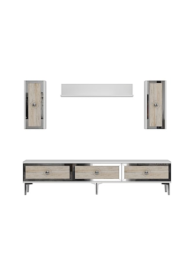 Tvr1816bts Pega Tv Ünitesi Takımı Beyaz-traverten-silver 180cm Beyaz - Traverten - Gümüş Tvr1816bts Pega Tv Ünitesi Takımı Beyaz-traverten-silver 180cm Beyaz - Traverten - Gümüş
