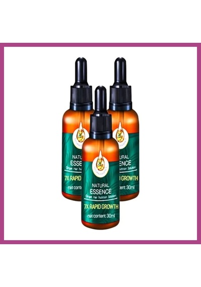 Gees Global Süper Parlak Uzun Sağlam Saçlar Ve Sakallar Serumu 3adetx30 Ml Ölçeğinde Natural Gbzs