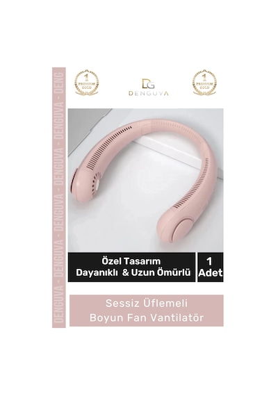 Boyunfanı Taşınabilir Sessiz Şarjlı Usb Mini Güçlü Giyilebilir Soğutucu Üflemeli Boyun Vantilatör