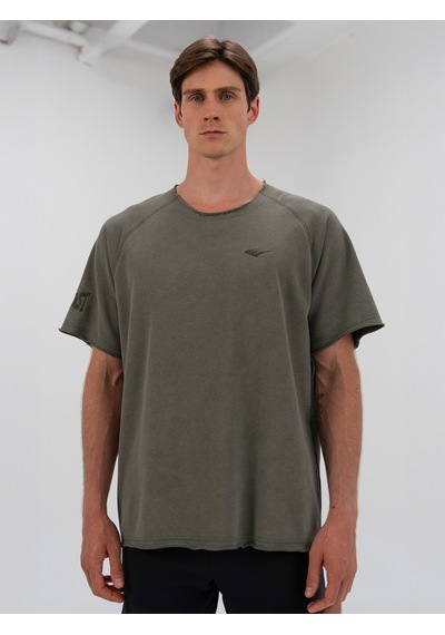 Everlast Ny Street Oversize Geniş Yaka Haki Erkek Tişört Haki