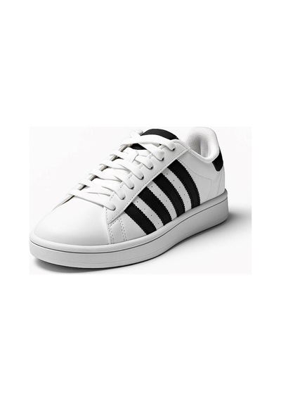 Unisex Günlük Spor Ayakkabı Kaymaz Yumuşak Taban Rahat Bağcıklı Sneaker 473 Beyaz Siyah