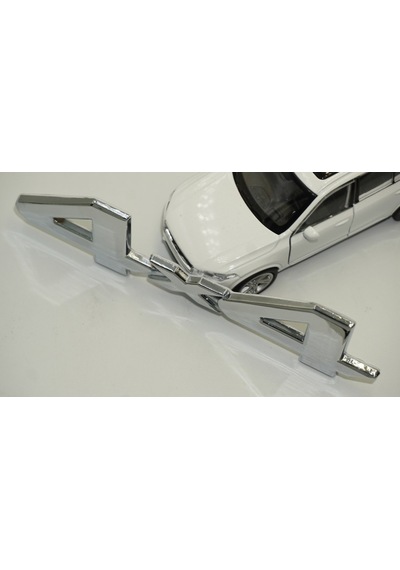 4X4 Arazi Suv Pickup Bagaj Krom Metal 3M 3D Yazı Logo Amblem (550753579)