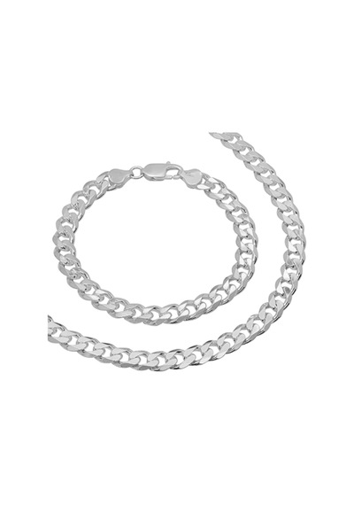 Gümüş Gurmet Bileklik 4 Mm Genişlik 21 Cm Uzunluk