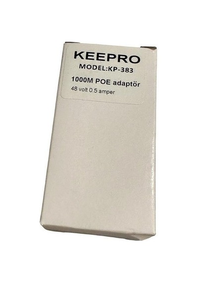 48 Volt Gigabit Poe Adaptör Gigabit Poe Enjektör 48 Volt 0.5 Amper 48 Volt Poe Enjektör