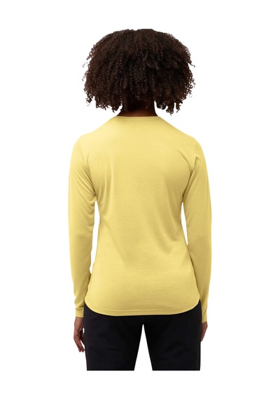 Jack Wolfskın Jack Wolfskin Vonnan Ls T Kadın Sarı Tişört M0064 Sarı