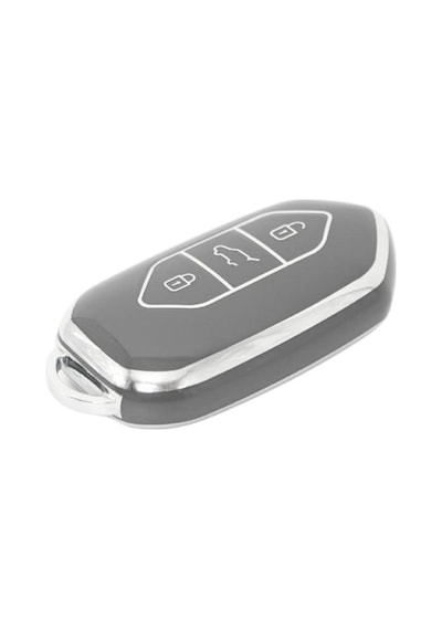 Togg T10x 3 Tuşlu Smart Nano Koruma Anahtar Kılıfı Gri Gümüş Silver Renk Yüksek Kalite