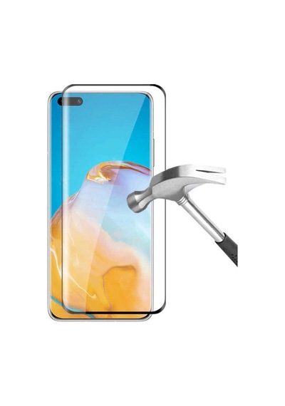 Huawei P40 Zore Kenarları Kırılmaya Dayanıklı Cam Ekran Koruyucu
