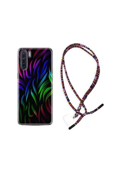 Oppo A91 Kılıf Rasta Boyun Askılı Color Lines 1698