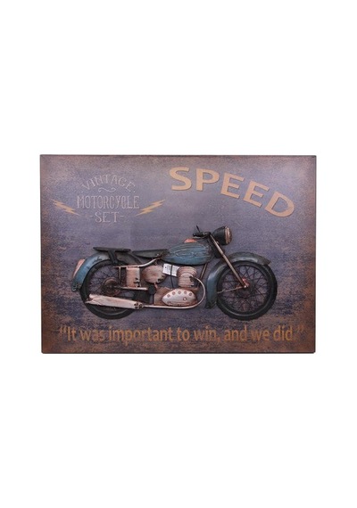 Motorsiklet Tablo Pano Dekoratif Vintage Ev Ofis Hediyelik Arbltgspm854vg558mh