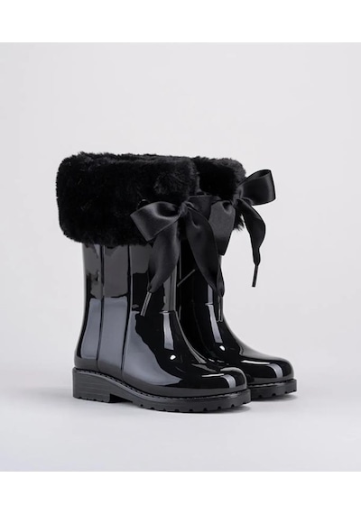 Igor W10239 Campera Charol Soft 002-negro Çocuk Yağmur Çizmesi Siyah