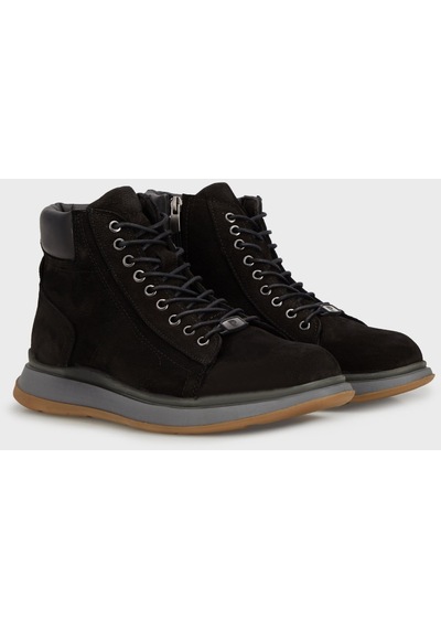 Pierre Cardin Erkek Bot 0731361330 Siyah Nubuk