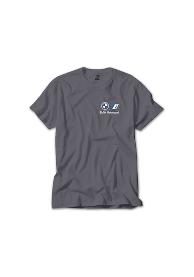 BMW New Logo Motorsports Gri Tişört Gri