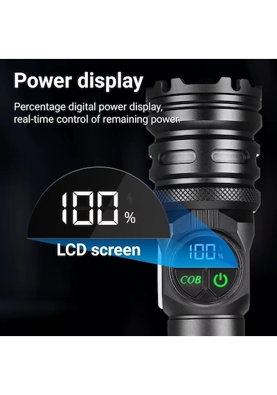 Kargo Wison Ws-6868 25watt 2500 Lümen Usb Type-c Şarjlı El Feneri Najmaddin Çok Renkli