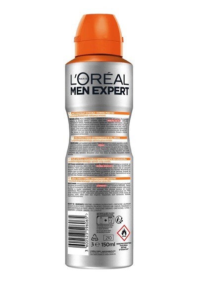 L'oreal Paris Men Expert Invincible Anti Perspirant Sprey Deodorant 150 Ml
