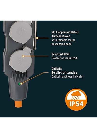 Powerblock Dağıtıcı Priz 4'lü Şantiye Kullanımı Ve Açık Havada Sürekli Kullanım Ip54 Standart