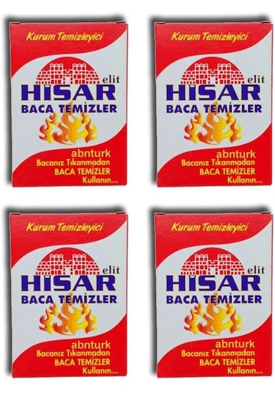 15'li Paket Erza Ticaret Hisar Baca Temizleme Tozu Baca Boru Temizleyici Baca Açıcı