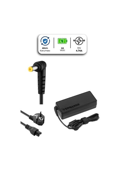 19v 4.74a 5.5 1.7mm 90w Acer İçin Laptop Adaptör