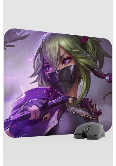 Kuki Shinobu Genshin Impact Anime Oyuncu V2 - 48x40 Xl Gaming Mouse Pad Fare Altlığı