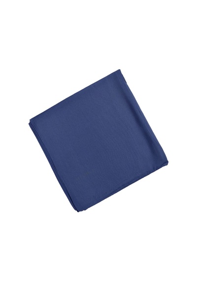 Mim Eşarp Mısırlı Eşarpları Medine Ipeği Büyük Boy Eşarp 110x110 Cm İndigo