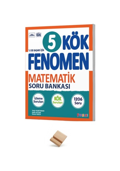 Fenomen 5. Sınıf Maarif Kök Matematik Soru Bankası + Telefon Standı