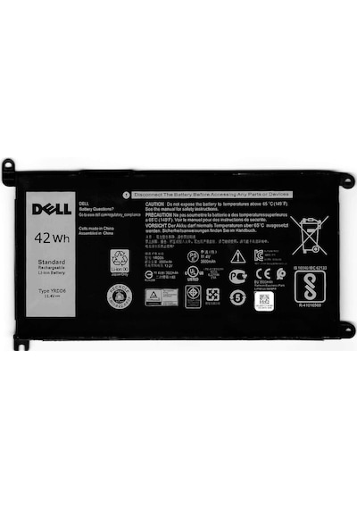 Dell Inspiron 14 5485 P92g, P92g002 Laptop Batarya Dell Pil