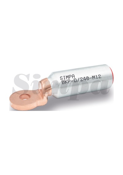 Simpa Bkp-d/025-m12/sd Bimetal Kablo Pabucu Al-cu 25 Mm2 M12 - 40 Adet