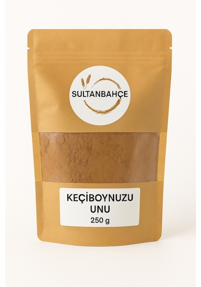 Doğal Keçiboynuzu Unu 250 Gr Katkısız - Rafine Şekersiz - Glutensiz - Vegan - Lif Kaynağı