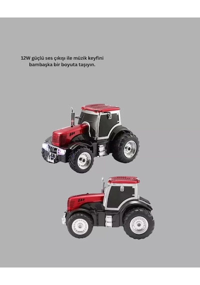 Hepsi Led Işıklı Kablosuz Bluetooth Hoparlör Güçlü Ses Çıkışı Najmaddin