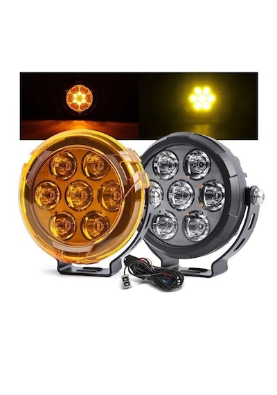 Beemax Hardcap 180 Watt Profesyonel Motosiklet Led Sis Far Takım