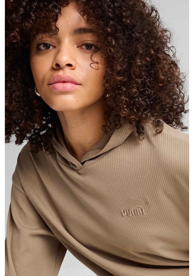 Puma Ess Elevated Hoodie Yeşil Kadın Sweatshirt 000000000102049820