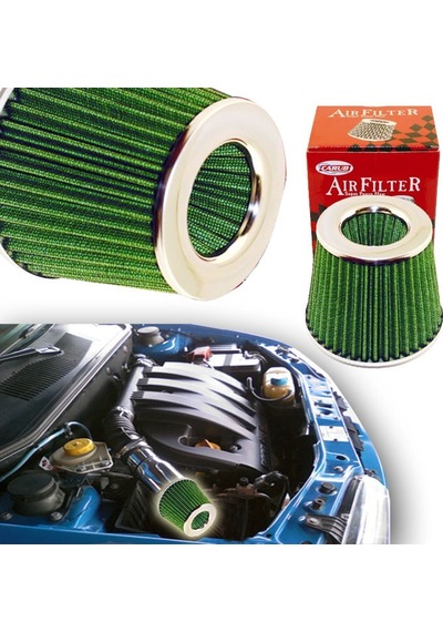 Carub Tuning Hava Filtresi 2 Aparatlı Krom-yeşil Br4686202 1 Adet