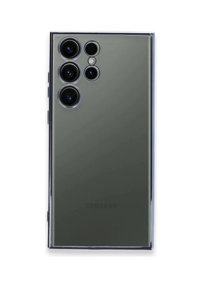 Samsung Galaxy Uyumlu S24 Ultra Kılıf Razer Lensli Silikon - Gold Altın