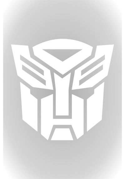 Transformers Sticker Oto Sticker Araba Cam Sticker 30 X 31 Cm Beyaz