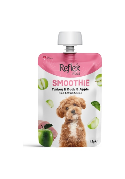 Reflex Plus Smoothie Hindi Ördek ve Elmalı Yetişkin Köpek Sıvı Ödül Maması 85 G