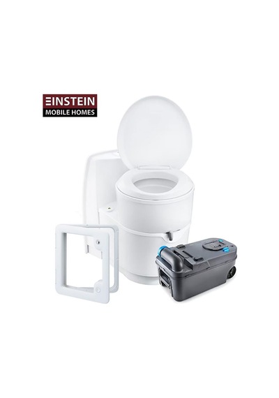Einstein Karavan Kasetli Tuvaleti 12 V - Servis Kapaklı-1035