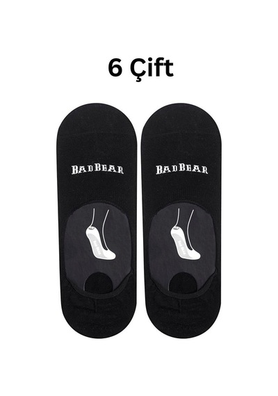 Bad Bear 18.01.02.001-c01 Core Zero Erkek Babet Çorap Siyah