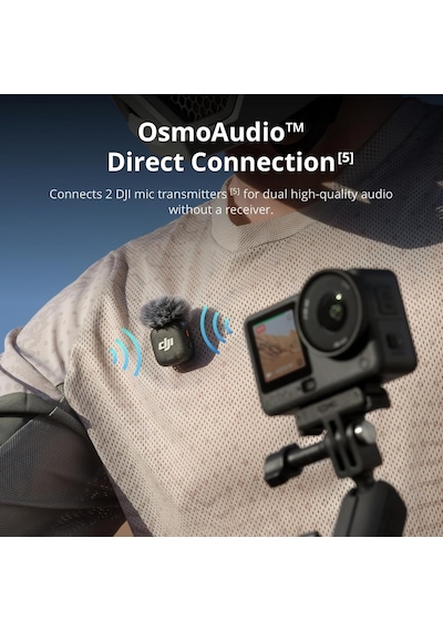 Djı Osmo Action 6 Gelişmiş Combo, 1/1.1 Kare Sensörlü Aksiyon Kamerası, F/2.0 F/4.0 Değişken Diyaframı, 2 Genel
