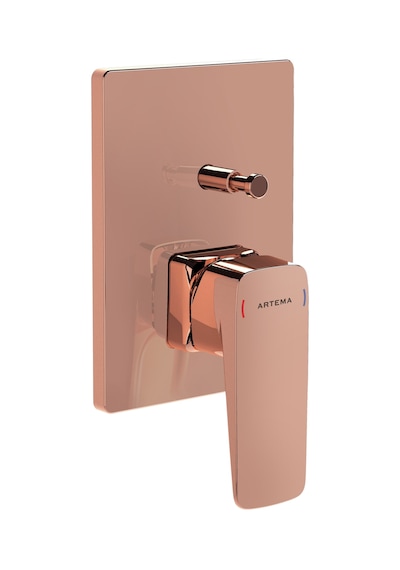 Artema Root Square Ankastre Banyo Bataryası Bakır A4275226 Bakır