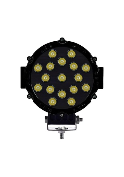 Off Road Sis Lambası Siyah 16 Cm Yuvarlak 17 Led 1 Adet