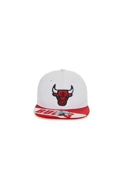Berellini Bulls Hip-hop Şapka Özel Kolleksiyon Beyaz - Kırmızı