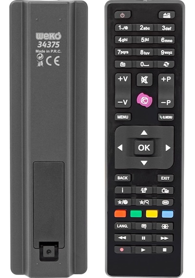 Vestel Uyumlu-SEG-REGAL KARE GÖBEK MİNİ LCD-LED TV KUMANDA