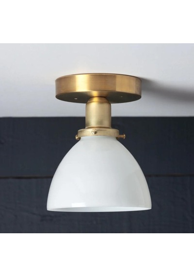 Mylights  Eskitme Opal Camli  Plofnyer Tavan Avize Tavan Armatür Aplik  Cam Cap  14Cm